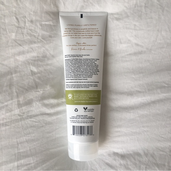 Simply Hand Wash RAW SUGAR Lot of 4 Cold Pressed Raw 2 Kind Vegan Sensitive Skin - Picture 5 of 9